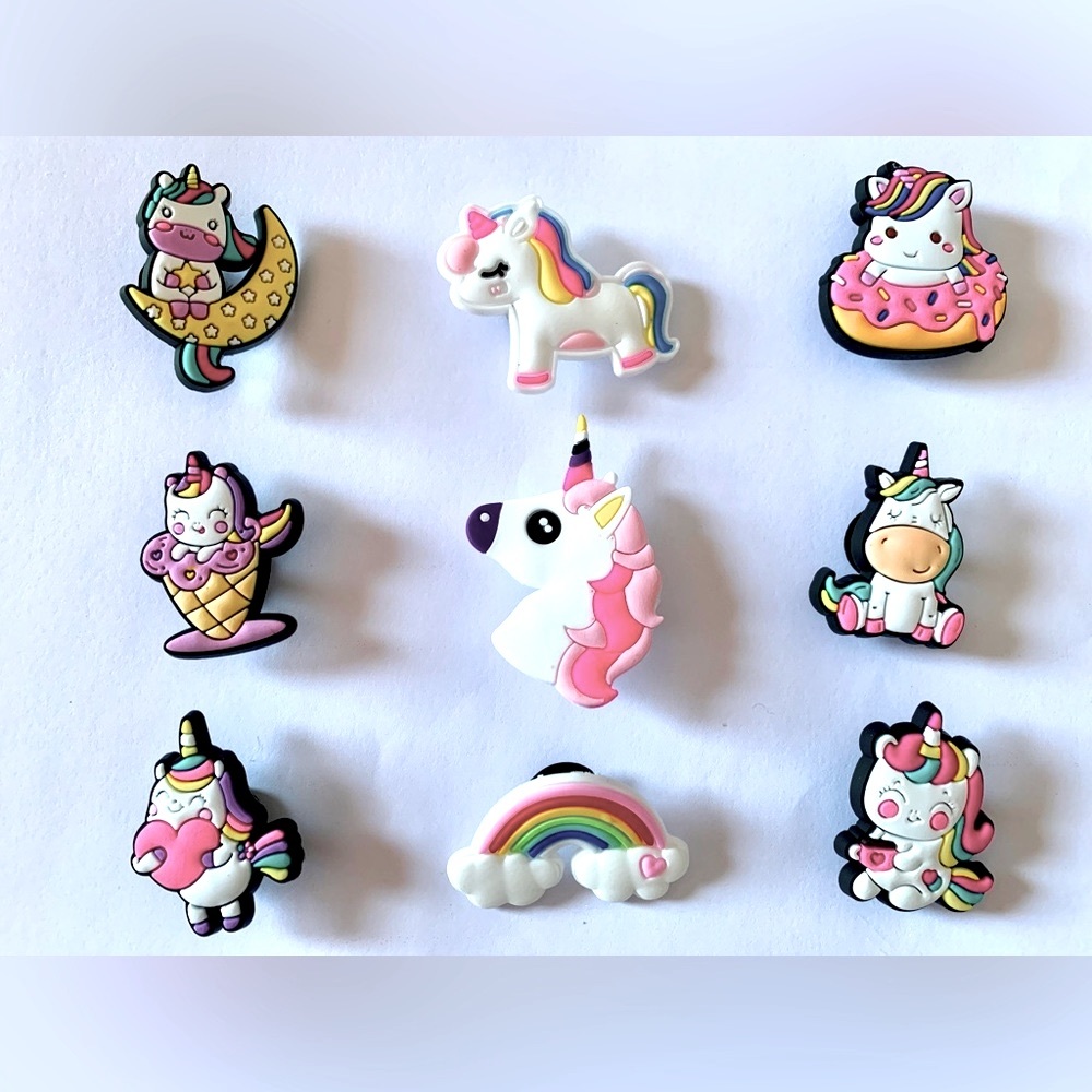Love Unicorn Pack Shoes Charm Jibbitz